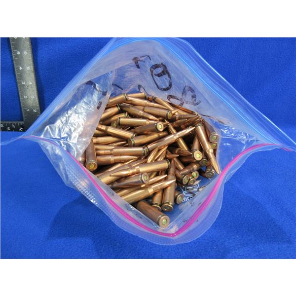 7.62X51 Nato Military Cartridges - Bag of Approx. 200