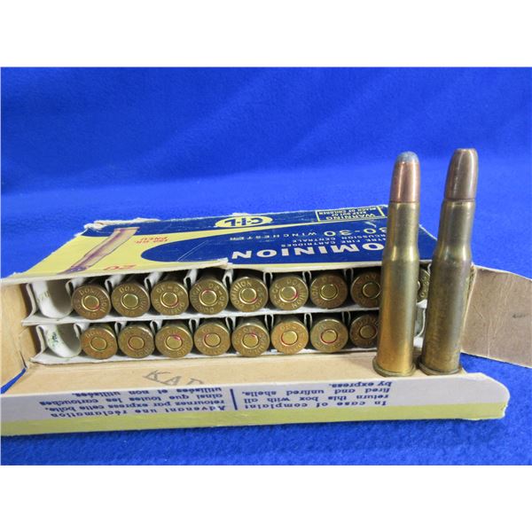 Collector Ammo - 30-30 Win. CIL Dominion Cartridges