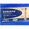 Image 2 : Collector Ammo - 30-30 Win. CIL Dominion Cartridges