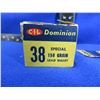 Image 3 : Collector Ammo - 38 Spl 158gr Lead Dominion Cartridges