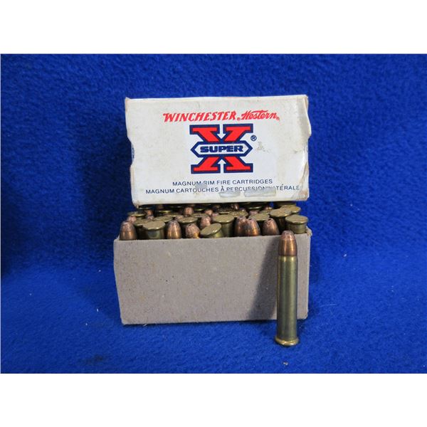 22 WMR 40gr Magnum JHP SuperX Winchester Cartridges