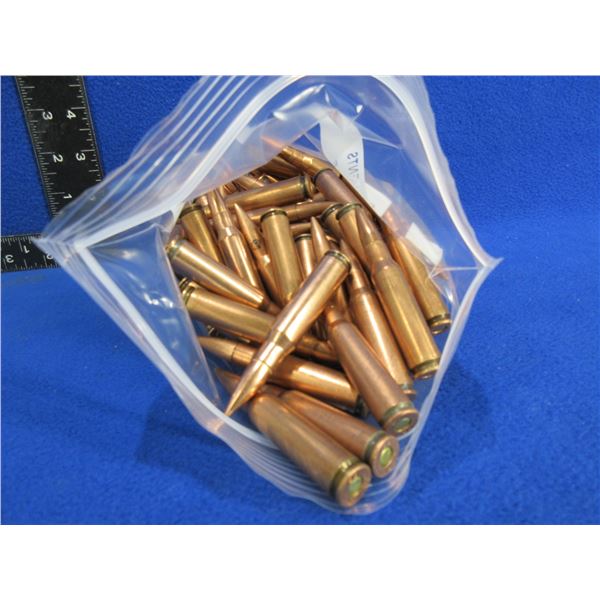 7.62X51 Nato Military Cartridges - Bag of Approx. 100