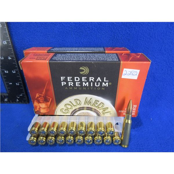 308 Win. 168gr BTHP Sierra Matchking Federal Cartridges