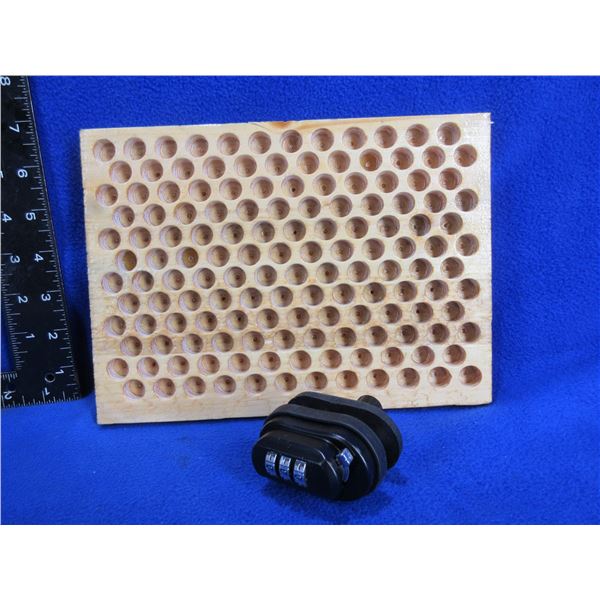 Reloading Block and a Trigger Lock (Set to 000)