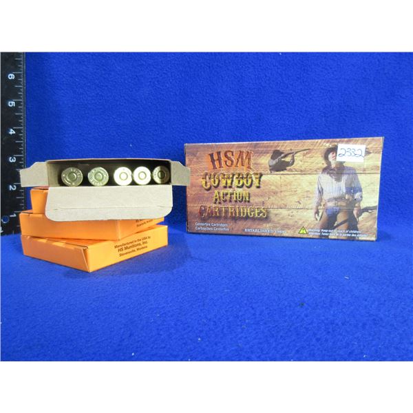38-55 Win. 240gr RNFP Cowboy Action HSM Cartridges