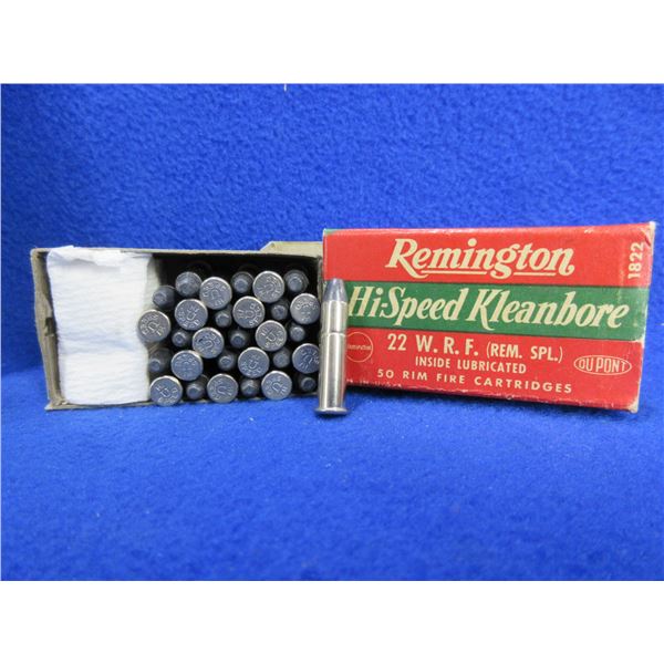 Collector Ammo - 22 WRF Hi-Speed Remington Cartridges