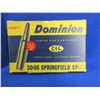 Image 2 : Collector Ammo - 30-06 Sprg 180gr SP Dominion Cartridges