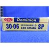 Image 3 : Collector Ammo - 30-06 Sprg 180gr SP Dominion Cartridges
