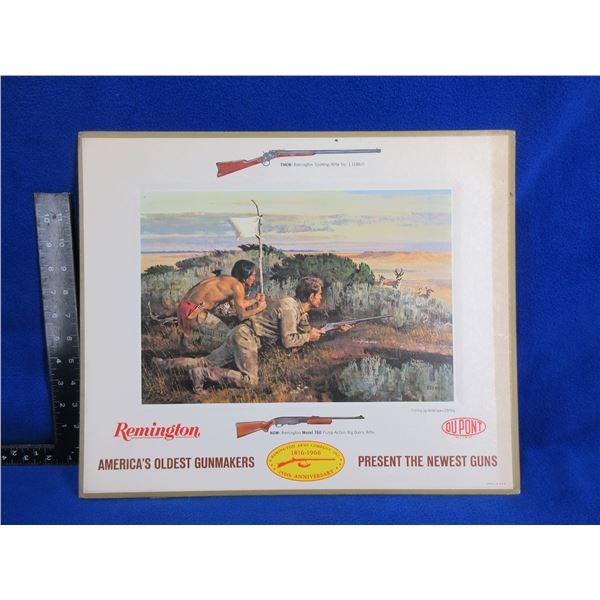 Vintage Remington Store Display Sign - 150th Anniversary