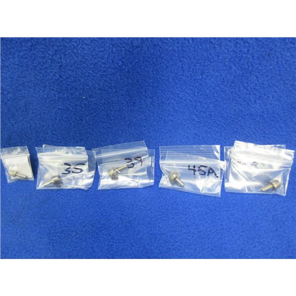 5 Lyman Case Trim Pilots - 9MM, 24, 35, 39, 45A