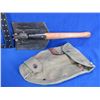 Image 1 : WWII US Military Trench Shovel with Canvas Cover