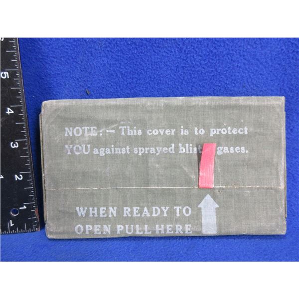 WW2 Military Individual Protective Cover for Blister Gases