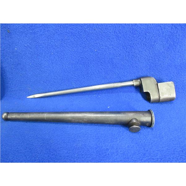 Lee Enfield No. 4 Mk I & Mk II Spike Bayonet with Scabbard