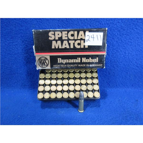22 LR 40gr Special Match Dynamit Nobel Cartridges