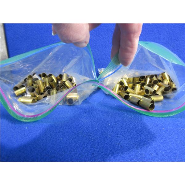 Brass Only - 9MM Unprimed - 2 Bags of 100