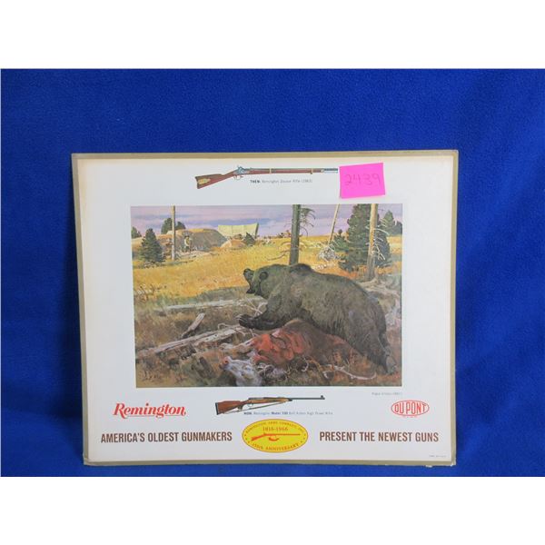 Vintage Remington Store Display Sign - 150th Anniversary