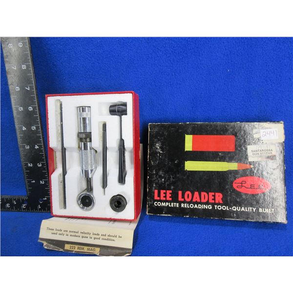 Lee Loader 222 Rem. Mag Complete Reloading Tool