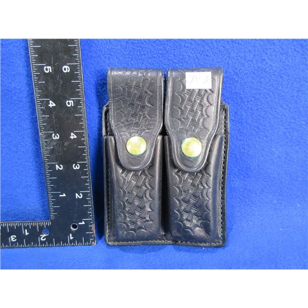 Nova Leather Double Magazine Pouch