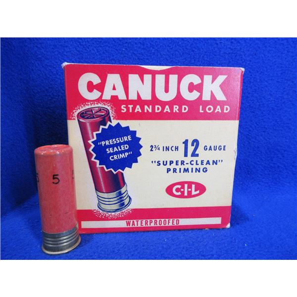 Collector Ammo - 12 Ga 2 3/4" 5 Shot Canuck Shotshells