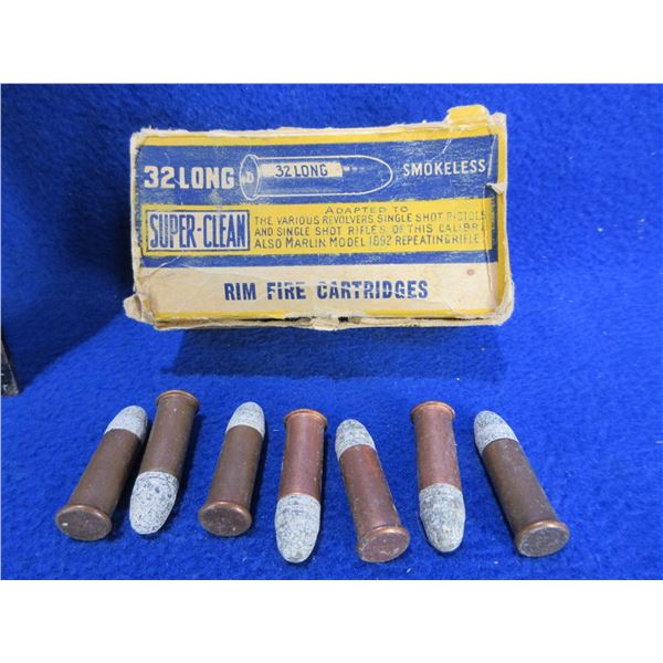 Collector Ammo - 32 Long Dominion Headstamp - Box of 7