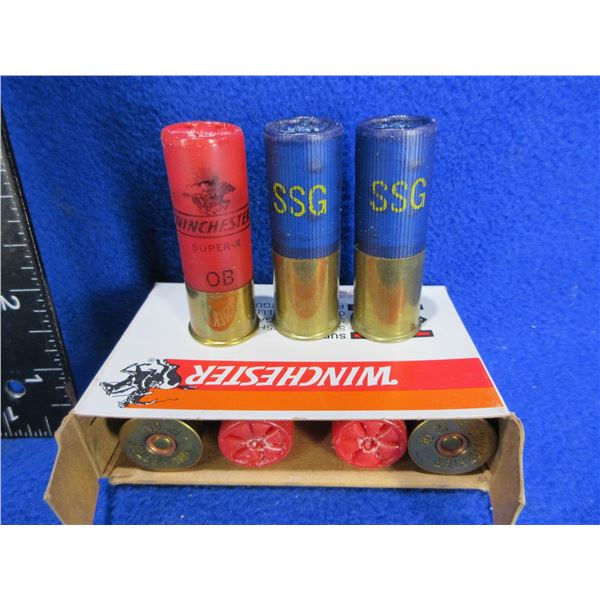 12 Ga 2 3/4" 0Buck Winchester Shotshells - Box of 5 + 2
