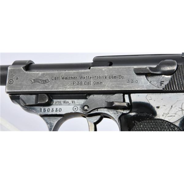 その他 Carl Walther Waffenfabrik Ulm/Do. P38 Walther P38 ULM/DO 9mm Semi Auto Pistol