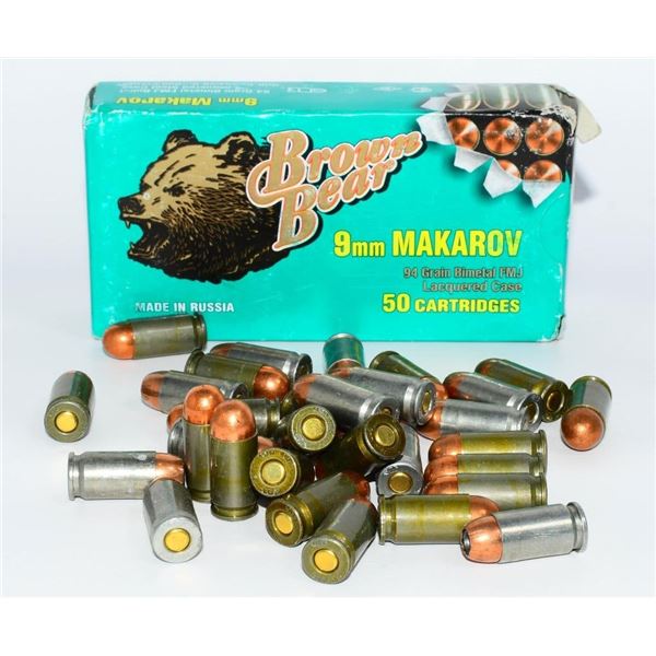 89 Rounds of 9MM Makarov Ammo