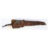 Image 1 : U.S. WWII Leather M1 Carbine Scabbard, JQMD 1944