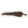 Image 6 : U.S. WWII Leather M1 Carbine Scabbard, JQMD 1944