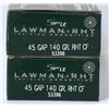 Image 2 : 100 Rounds of Speer Lawman .45 Gap Ammunition
