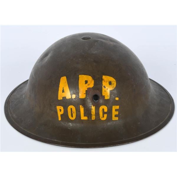 Canadian WW2 Brodie Helmet (ARP Police)