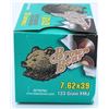 Image 2 : 100 Rounds Brown Bear 7.62x39mm Ammunition