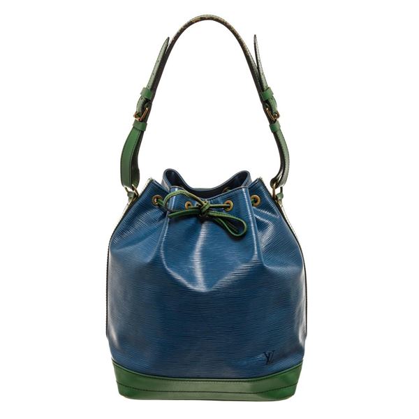 Louis Vuitton Noe Bucket Bag Blue, Green Epi Leather