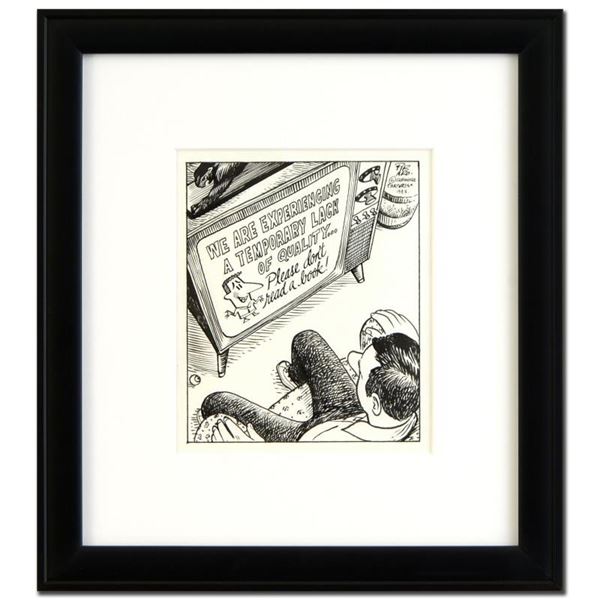 TV - Don't Read a Book (1993-D) by Bizarro Original