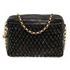 Image 1 : Chanel Quilted Camera Shoulder Bag Black Lambskin