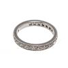 Image 4 : Tiffany & Co. Legacy Band size 8 Ring 950 Platinum 950 Platinum, Diamonds
