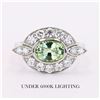 Image 2 : 1.54 ctw Alexandrite and 0.79 ctw Diamond Platinum Ring (GIA CERTIFIED)