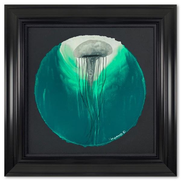 Green Jellyfish Float by Wyland Original