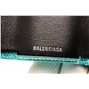 Image 5 : Balenciaga Blue Leather Logo Trifold Wallet