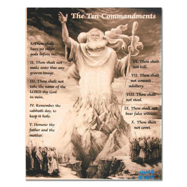 Ten Commandments by "Ringo" Daniel Funes