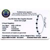 Image 4 : 2.36 ctw  Blue Sapphire Bracelet