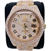 Image 1 : Rolex 18KT Yellow Gold Day-Date President II 20.50 ctw Diamond Encrusted Wrist W