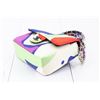 Image 4 : Chanel Mini Flap Bag Crossbody multi: white, black, red, green, blue, purple Can