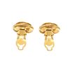 Image 2 : Chanel Round CC Earrings Earrings Gold Plated Metal