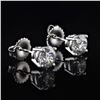 Image 2 : 2.03 ctw Diamond 18K White Gold Earrings