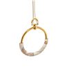 Image 3 : Hermes Loup Gran Pendant Necklace Gold/White/Multi Gold
