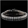 Image 1 : 11.88 ctw Diamond 14K White Gold Bracelet