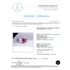 Image 4 : 1.72 ctw Pink Sapphire and 0.60 ctw Diamonds Platinum Ring