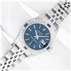 Image 2 : Rolex Ladies Quickset Stainless Steel Blue Index Diamond And Sapphire Datejust 2