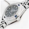 Image 9 : Rolex Ladies Quickset Stainless Steel Blue Index Diamond And Sapphire Datejust 2